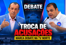 Debate da TV Norte vira palco de acusações sobre contratos de familiares, pandemia e uso da máquina pública