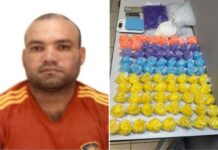 Solto pela Justiça, traficante volta a ser preso 4h após deixar cadeia