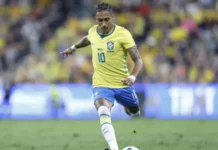 Raphinha pode ser capitão do Brasil contra a Austrália
