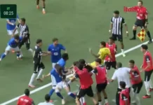 Briga generalizada entre Atlético-MG e Cruzeiro termina com seis expulsões na final do Mineiro Sub-20
