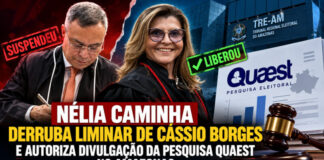 Nélia Caminha derruba liminar de Cássio Borges e autoriza divulgação da pesquisa Quaest no Amazonas